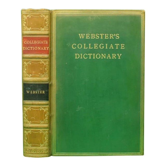 "Webster's Collegiate Dictionary" 1938 Webster, Noah For Sale