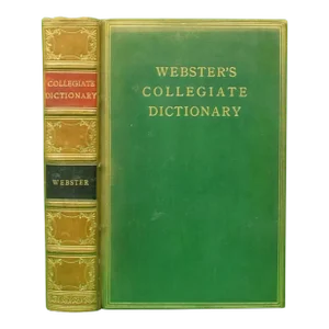 "Webster's Collegiate Dictionary" 1938 Webster, Noah