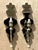Vintage Mirrored Glass Sconces - Pair For Sale - Image 9 of 12