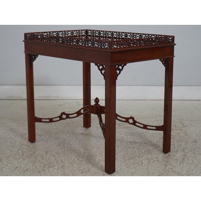 Age: Approx. 20 Years Old Details: Kent Finish Fretwork Pierced Gallery Top High Quality Construction 18 C. Design...
