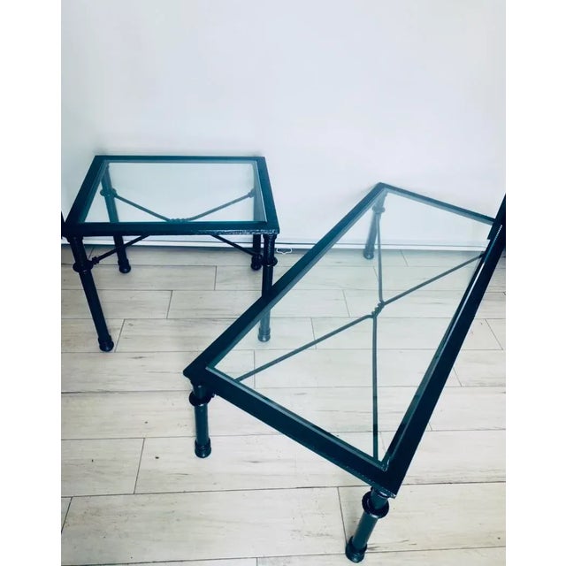 Alberto & Diego Giacometti 1980s Modern Giacometti Style Brutalist End Table For Sale - Image 4 of 13