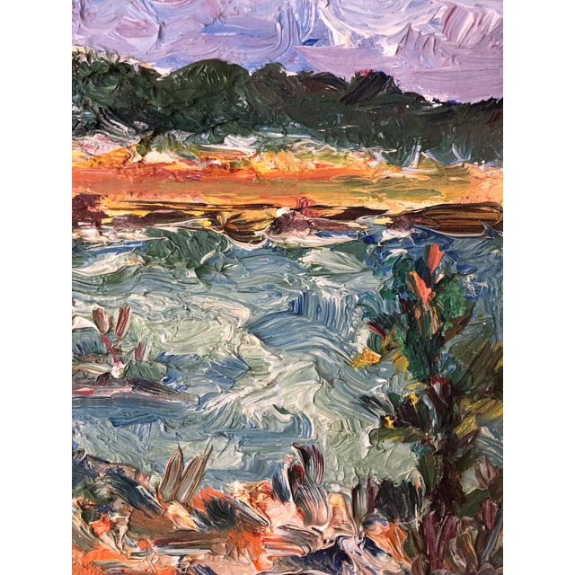 Mid 20th Century Vintage Swedish Landscape Painting, Framed For Sale In Charleston - Image 6 of 9