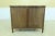 Brown Adams Paint Decorated 1/2 Round Commode For Sale - Image 8 of 11