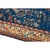 Beautiful vintage Chinese Peking-style area rug featuring a rich deep blue field decorated with delicate floral sprays,...