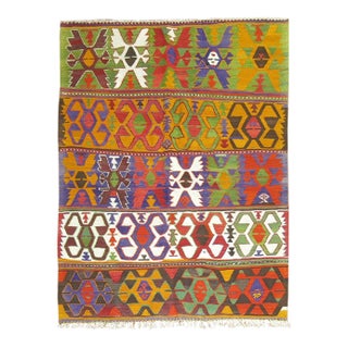 Vintage Kilim - 4'6" x 5'9" For Sale