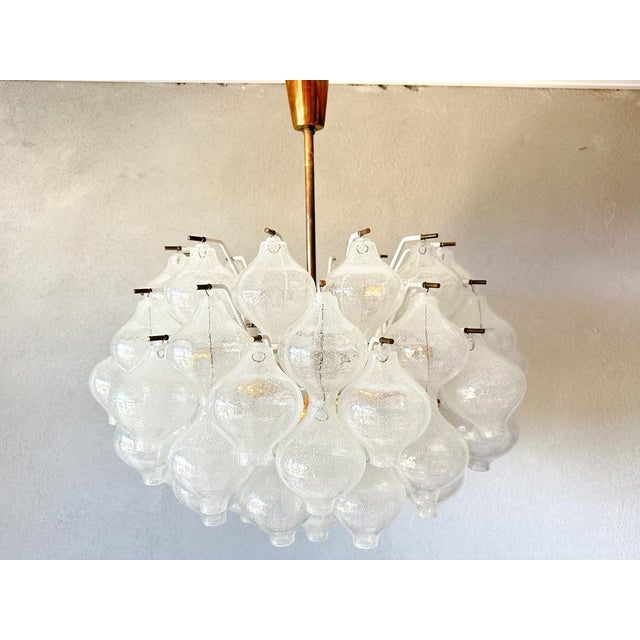 Mid-Century Modern Vintage Chandelier from J.T. Kalmar, 1970s For Sale - Image 3 of 18