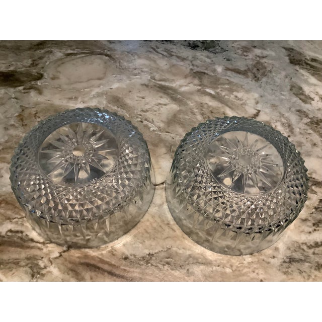 Art Deco Late 20th Century Arcoroc Starburst Salad Bowls- Set of 2 For Sale - Image 3 of 7