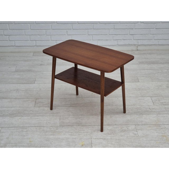 Danish Side Table in Teak Wood, 1960s For Sale - Image 4 of 15