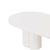 Wood Elora White Lacquer Oval Dining Table For Sale - Image 7 of 10