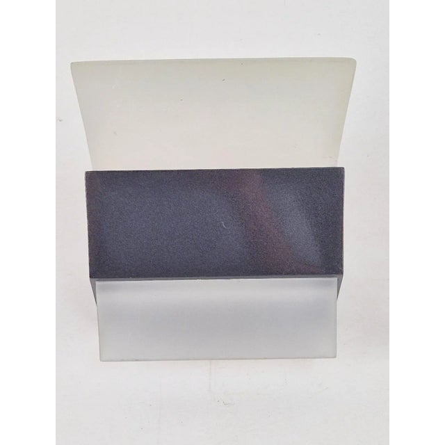 Metal Mid-Century Wall Lamp in Murano Glass from Leucos, Italy, 1970s For Sale - Image 7 of 11