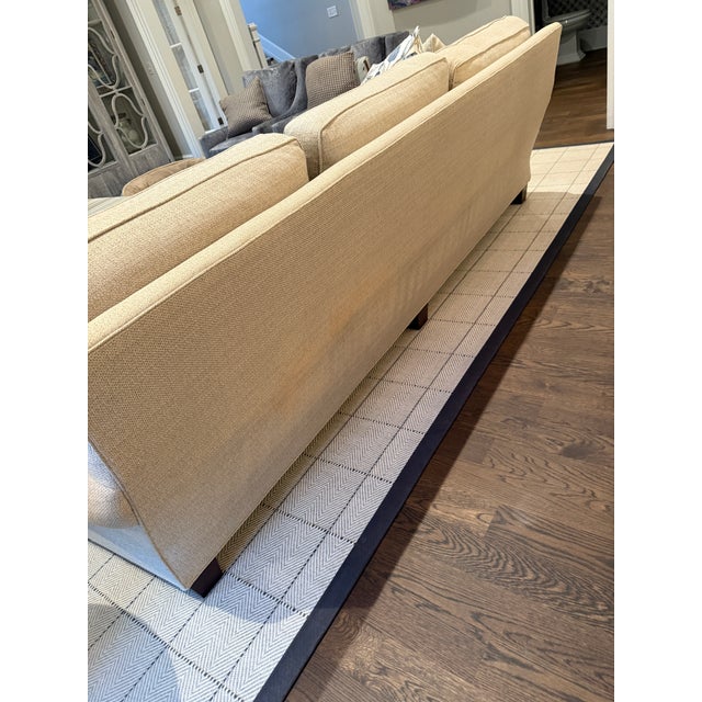 Greige ,Extra Long Hickory Chair Sofa—two Available For Sale - Image 8 of 16