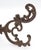 Early 20th Century Pair of Victorian Bronze Finish Cast Iron Hall Tree Hooks For Sale - Image 4 of 7