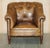 Brown Leather Chesterfield Armchair from George Smith For Sale - Image 4 of 18