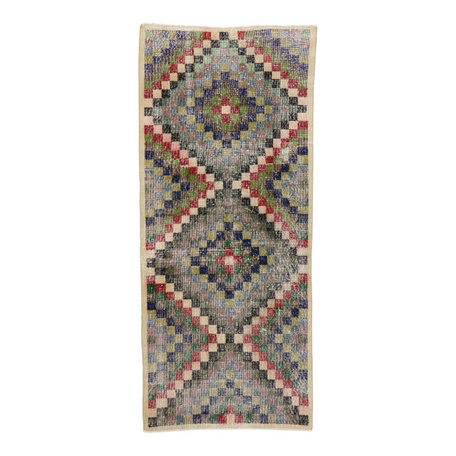 Vintage Turkish Sivas Rug, 02'07 X 06'00 For Sale