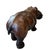 Mid 20th Century Vintage Leather Hippopotamus Sculpture For Sale - Image 4 of 7