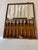 1950s Art Deco Abercrombie & Fitch Silverplated Cocktail Muddler Spoons - Set of 8 with box For Sale In Philadelphia - Image 6 of 7
