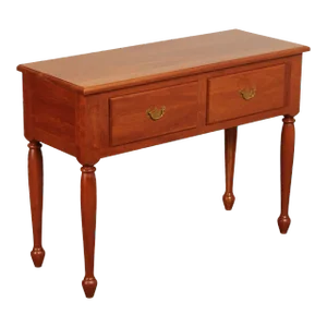 Late 20th Century Sheraton Farmhouse Style Custom Crated Cherry Sideboard