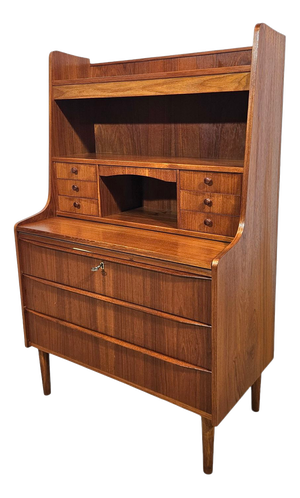 Vintage Danish Secretaire in Teak, 1960s