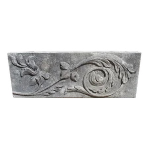 Small Carved Limestone Bas Relief Plaque From Italy