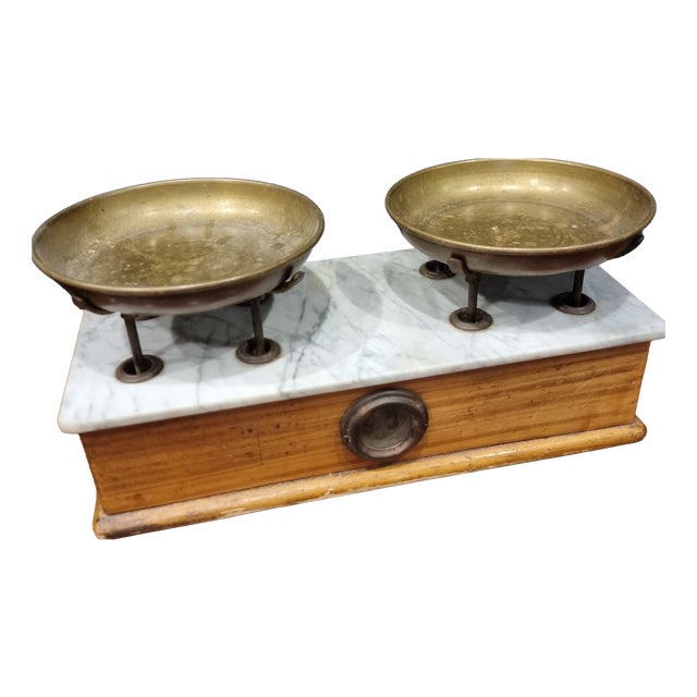 800 Scale with Marble Lid, 1870 For Sale