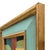 Contemporary Abstract Oil Painting in Vintage Blue Painted Frame For Sale In New York - Image 6 of 6