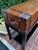 Early 21st Century Vintage Faux Leather Suitcase Console Table With 3 Drawers For Sale - Image 5 of 12