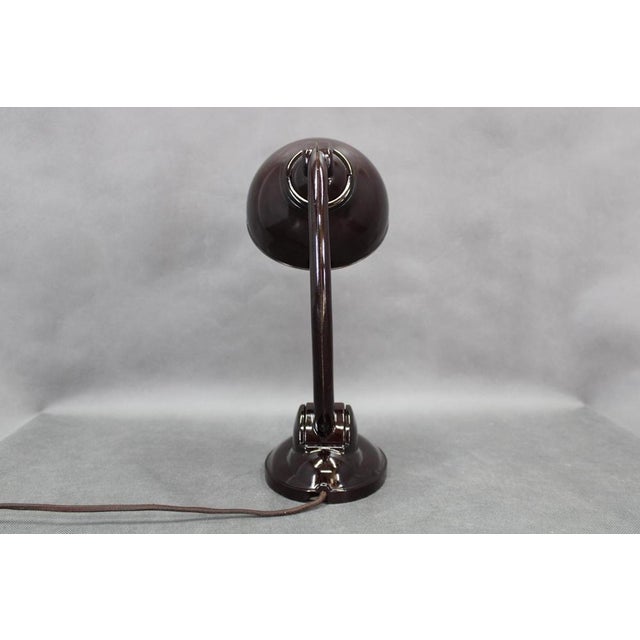 Bauhaus Bakelite Model 11126 Table Lamp attributed to Electrosvit, 1930s For Sale - Image 6 of 15