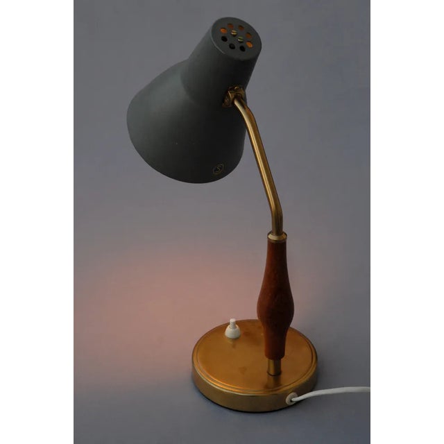 1950s Mid-Century Modern Swedish Model E1179 Table Lamp from Asea, 1950s For Sale - Image 5 of 11