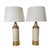 Sculptural Cream and Gold Ceramic Table Lamps by Bitossi for Bergboms, Italy, 1960s, Set of 2 For Sale - Image 11 of 11