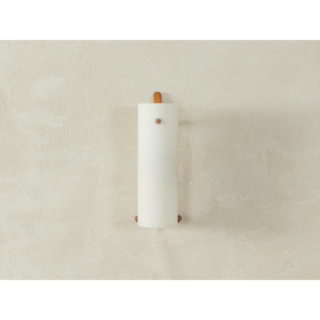 Wood Vintage Wall Lamp with Wood by Uno & Östen Kristiansson for Luxus, 1960s For Sale - Image 7 of 9