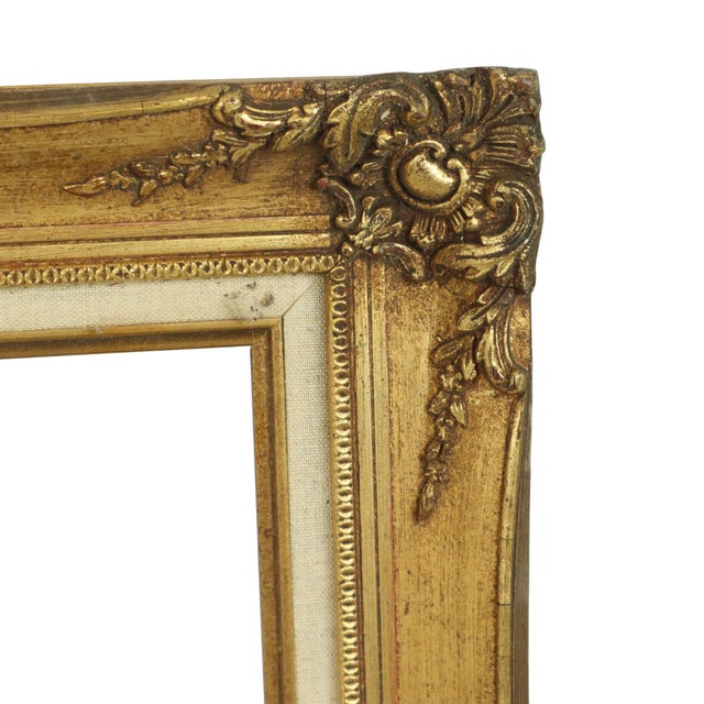Large Baroque Style Gilt Frame, 1960s For Sale - Image 13 of 18