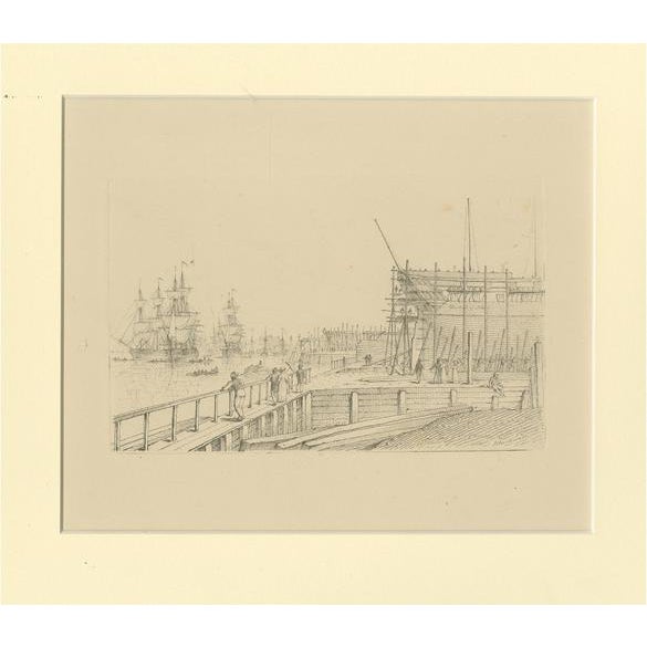 Moses, Marine View, Blackwall, 1837, Print For Sale