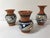 Late 20th Century Panama Tera Cotta Hand Painted Vases - Set of 3 For Sale - Image 12 of 13