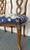 Vintage Pretzel Back Wood Chairs With New Statement Upholstery- A Pair For Sale - Image 11 of 18