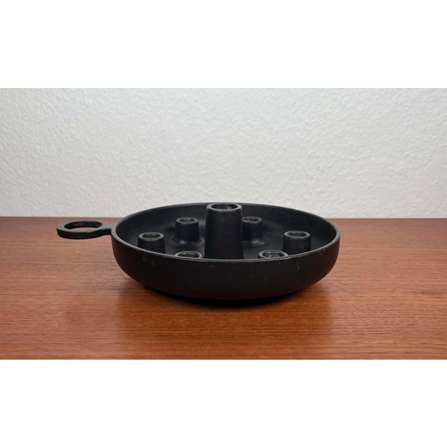 Mid-Century Modern Cast Iron Candleholder by Timo Sarpaneva for Rosenlew of Finland, 1960s For Sale - Image 7 of 18
