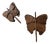 Antique Butterfly Wall Decorations, 1900s, Set of 2 For Sale