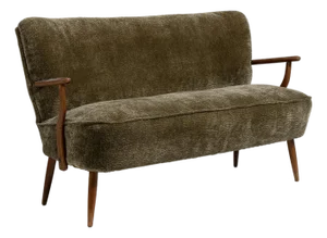 Danish Upholstered Sofa, Antique, Denmark, Circa 1940