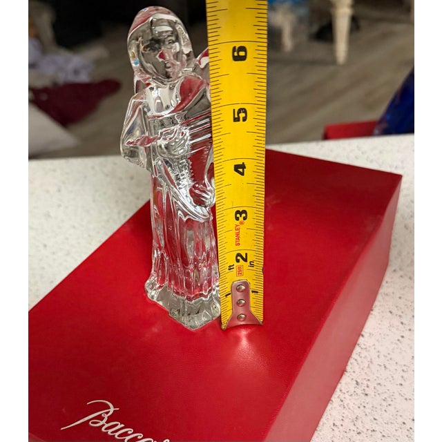 Baccarat Crystal Angel With Harp Figurine Nib For Sale In Atlanta - Image 6 of 7