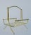 Vintage Mid-Century Modern Brass Bamboo-Style Magazine Stand, Book Holder For Sale - Image 4 of 13