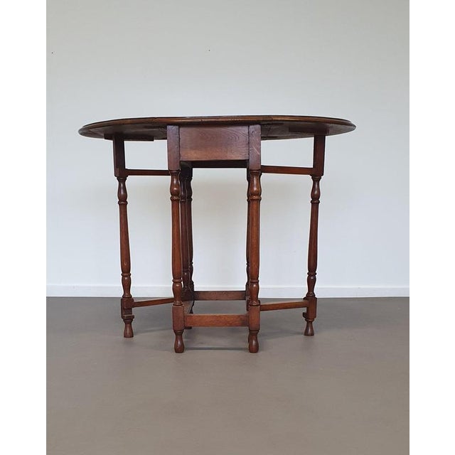 Drop Leaf Side Table For Sale - Image 3 of 12