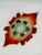 1960s Mid-Century Italian Murano Sommerso Art Glass Splash Bowl Centerpiece For Sale In Dallas - Image 6 of 11