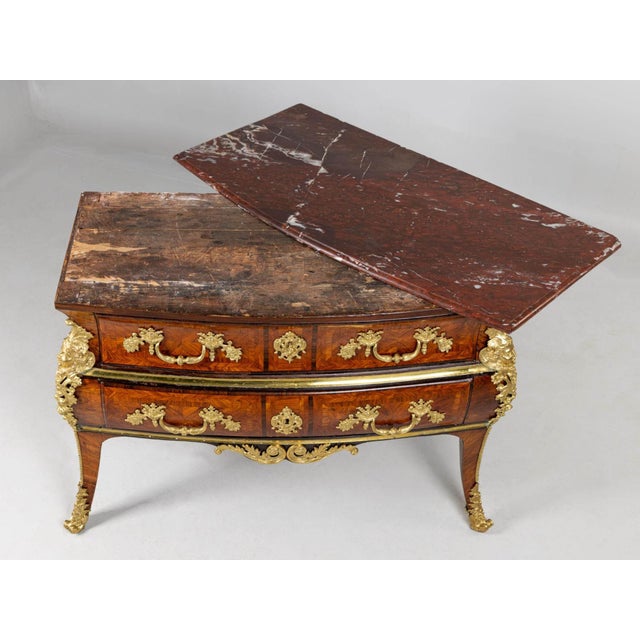 Regence Commode by Nicolas Bernard, 1750 For Sale - Image 4 of 18