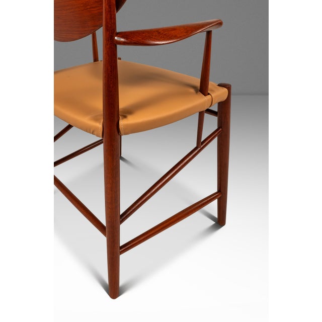 Set of Six (6) Danish Modern Model 317 Dining Chairs Attributed to Peter Hvidt & Orla Mølgaard-Nielsen in Teak for Søborg, Denmark, C. 1960s For Sale - Image 11 of 18