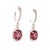 Natural Tourmaline Rubellite Diamond Earrings 18k Gold 6.62 TCW Certified For Sale - Image 10 of 14