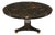 Regency Revival Chinoiserie Center Table in Black Lacquer For Sale