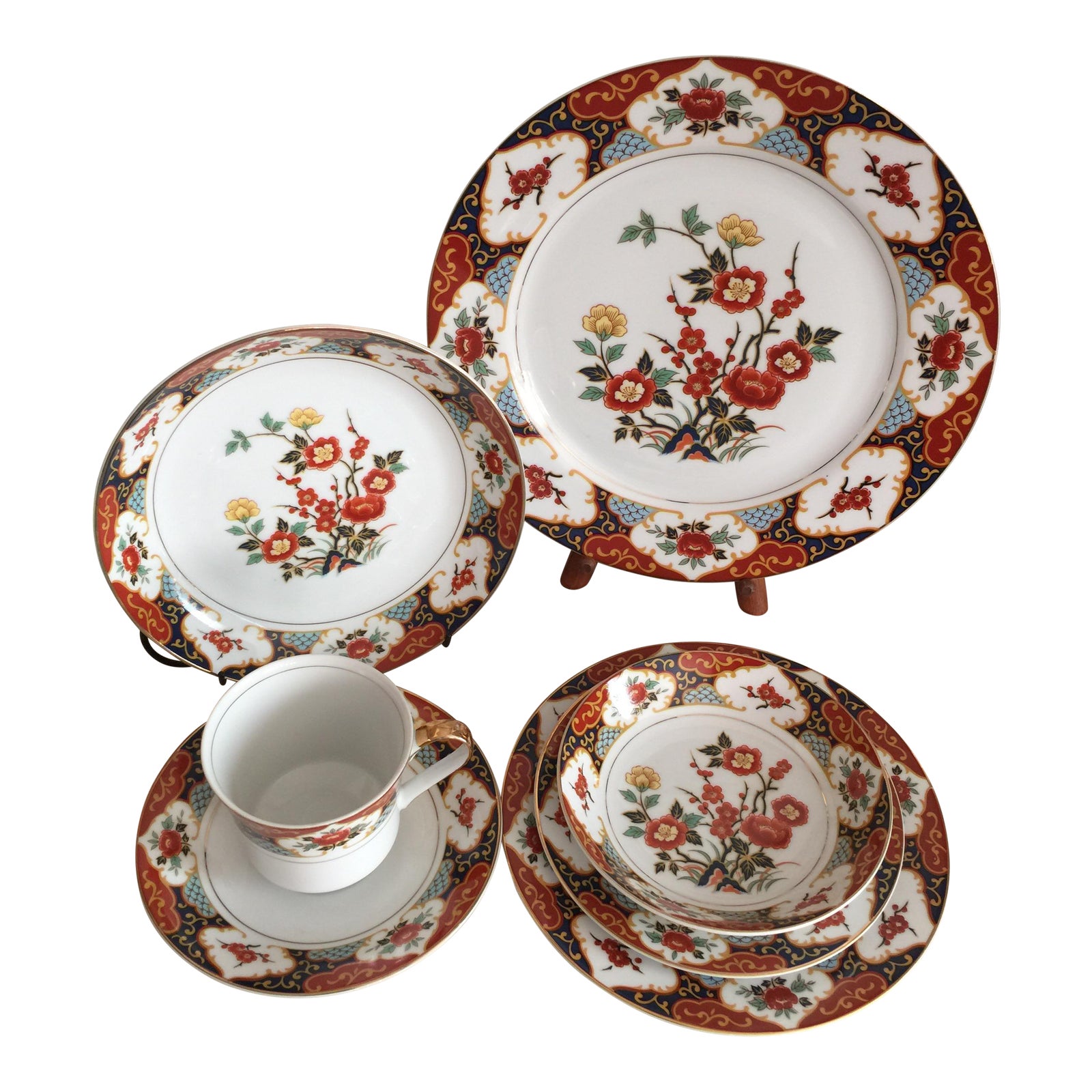 Momoyama "Kyoto" Fine China Set 86 pieces Chairish