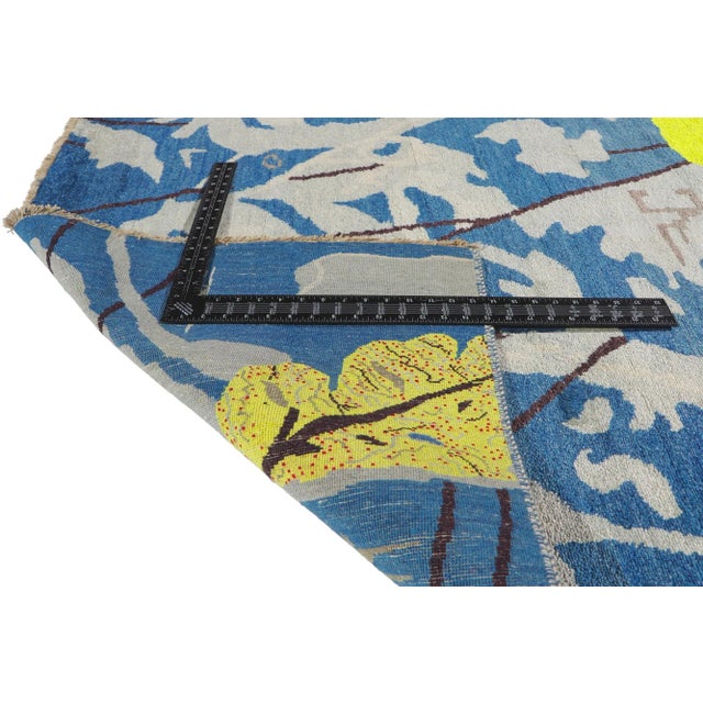 Early 21st Century Joan Miro Inspired Vintage Style Rug, 06'04 X 09'03 For Sale - Image 5 of 10