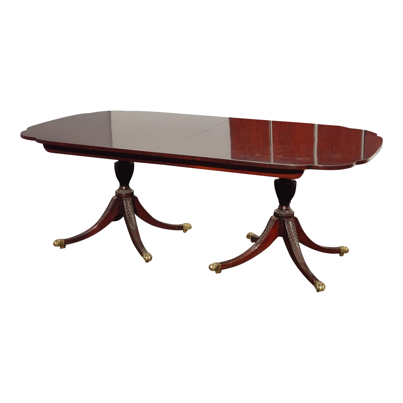 Vintage Kindel Dining Room Table Ball & Claw Winterthur Collection W