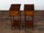 Pair of French 19th Century Mahogany Tray Top Bedside Tables with Two Drawers For Sale - Image 9 of 12