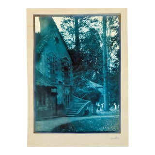 "A Dance in the Moonlight" - Landscape Lithobrome Photograph by Sigismund Blumann For Sale